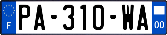 PA-310-WA