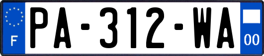 PA-312-WA