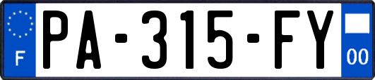 PA-315-FY