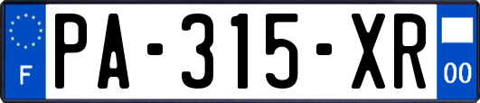 PA-315-XR