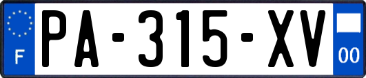 PA-315-XV