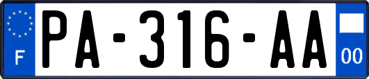 PA-316-AA