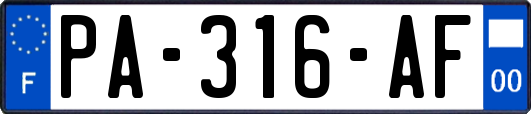 PA-316-AF