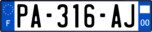 PA-316-AJ