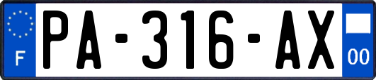 PA-316-AX