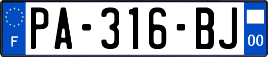 PA-316-BJ