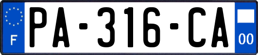 PA-316-CA