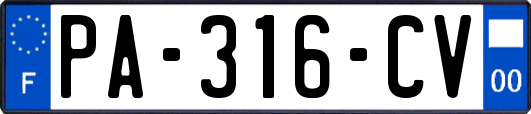 PA-316-CV