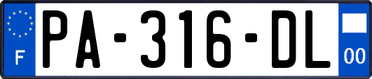 PA-316-DL