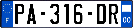 PA-316-DR