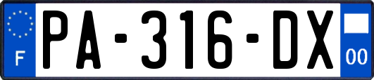 PA-316-DX