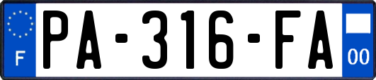 PA-316-FA