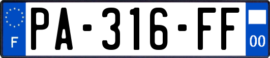 PA-316-FF