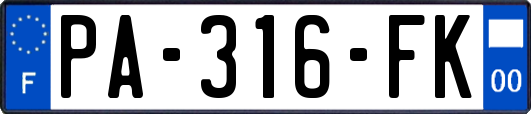 PA-316-FK