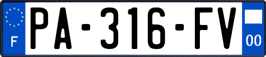PA-316-FV