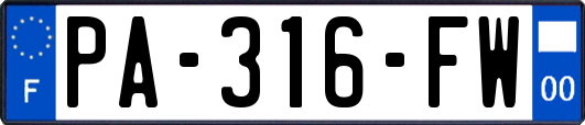 PA-316-FW