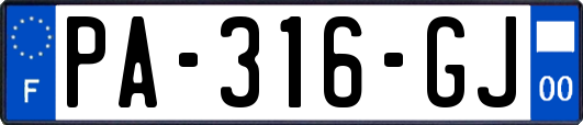 PA-316-GJ