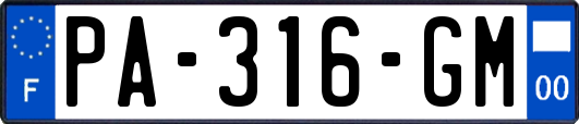 PA-316-GM