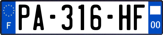 PA-316-HF