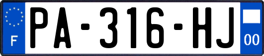 PA-316-HJ