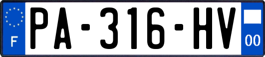 PA-316-HV
