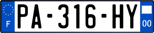 PA-316-HY
