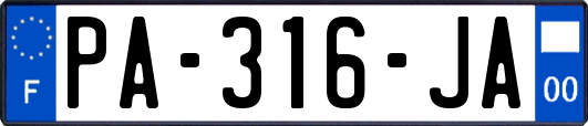 PA-316-JA