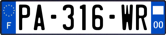 PA-316-WR