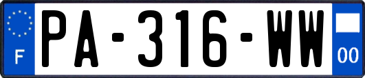 PA-316-WW