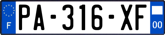 PA-316-XF