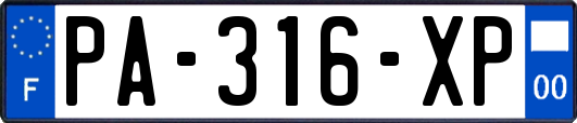 PA-316-XP