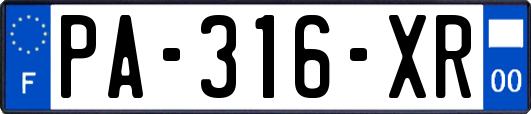 PA-316-XR
