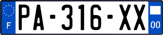 PA-316-XX