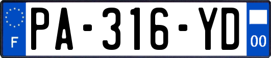 PA-316-YD