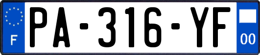 PA-316-YF
