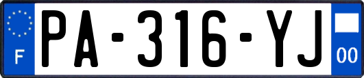 PA-316-YJ