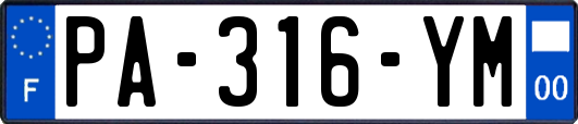 PA-316-YM