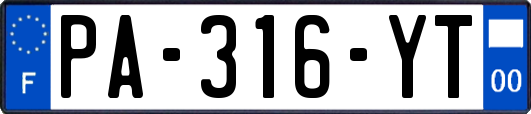 PA-316-YT