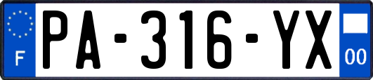 PA-316-YX