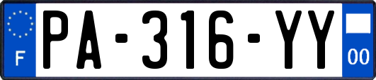 PA-316-YY