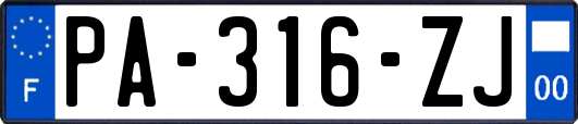 PA-316-ZJ