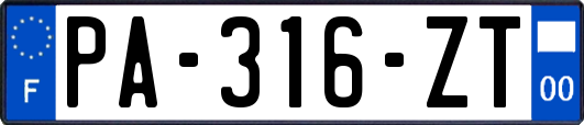 PA-316-ZT