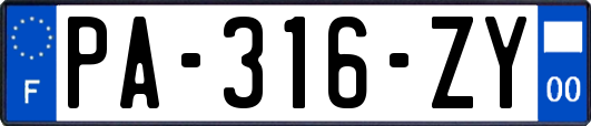 PA-316-ZY