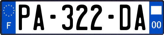 PA-322-DA