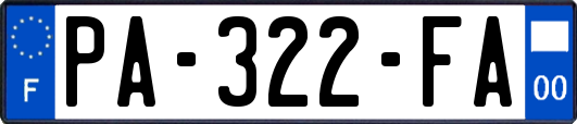 PA-322-FA