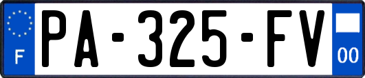 PA-325-FV
