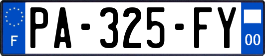 PA-325-FY
