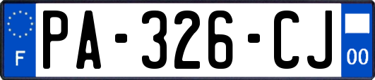 PA-326-CJ