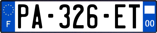 PA-326-ET