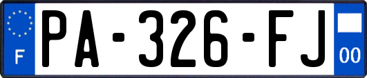 PA-326-FJ